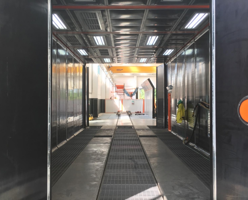 Cabina di granigliatura