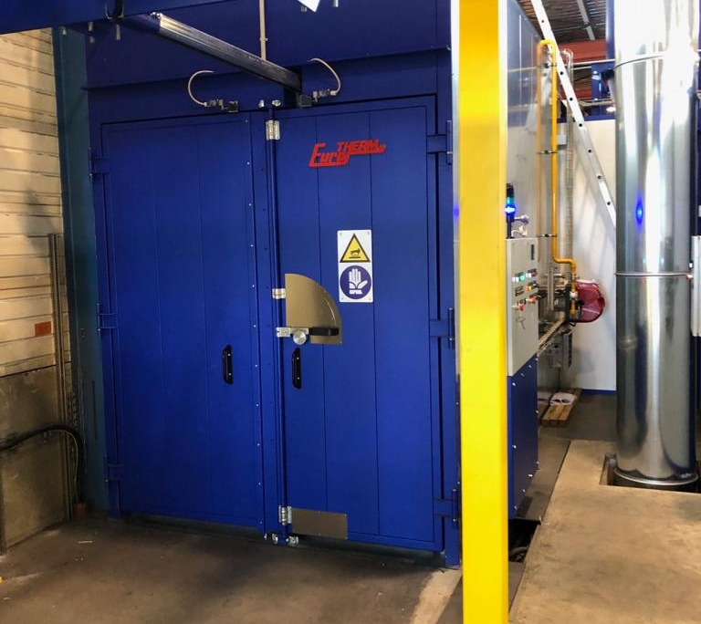 Manual powder coating plant