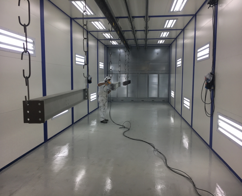 Smart powder painting system