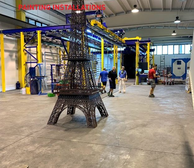 Nouvelle ligne de revêtement avec poudres thermodurcissables.