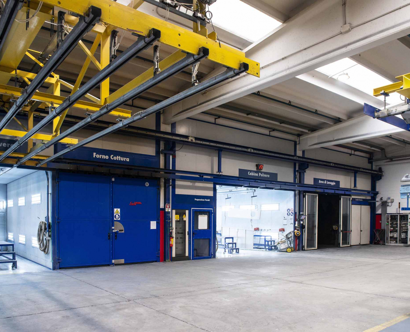 Subcontracting paint department