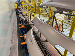 Installation de peinture liquide pour le nouveau Jeep Compass