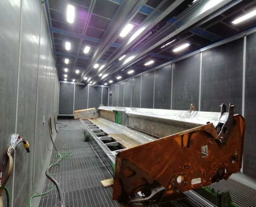 Shotblasting booth 1
