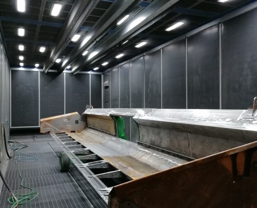 Shotblasting booth 2