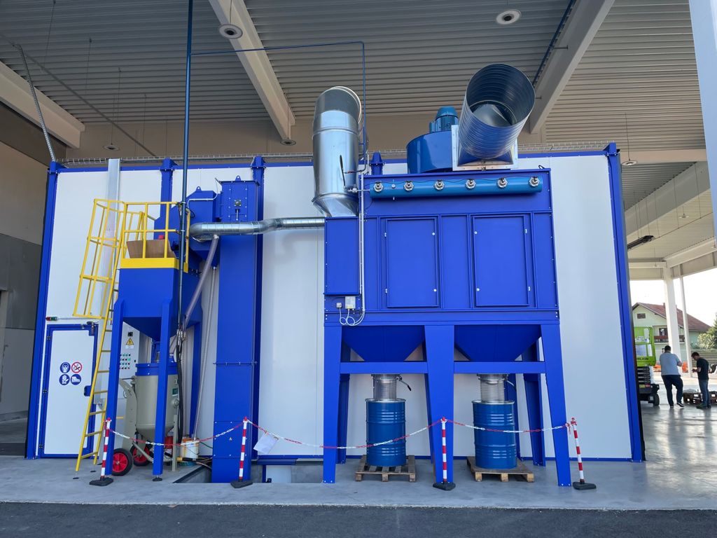 04 Grit recovery and filtering system 1 Eurotherm