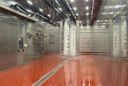 Cabina con portale lavaggio manuale Eurotherm