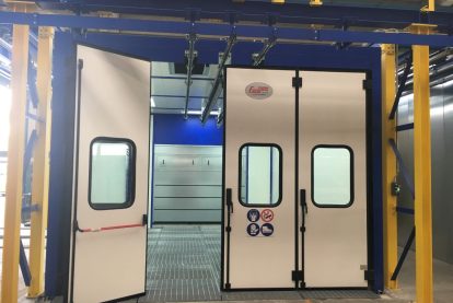 cabina con portale lavaggio Eurotherm
