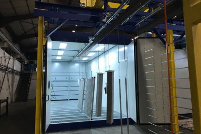 cabina lavaggio manuale con portale Eurotherm