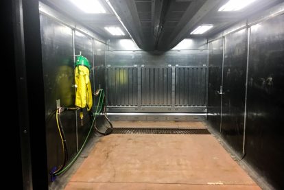 recupero parziale cabina granigliatura Eurotherm