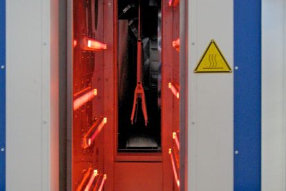 Forno Eurotherm in funzione