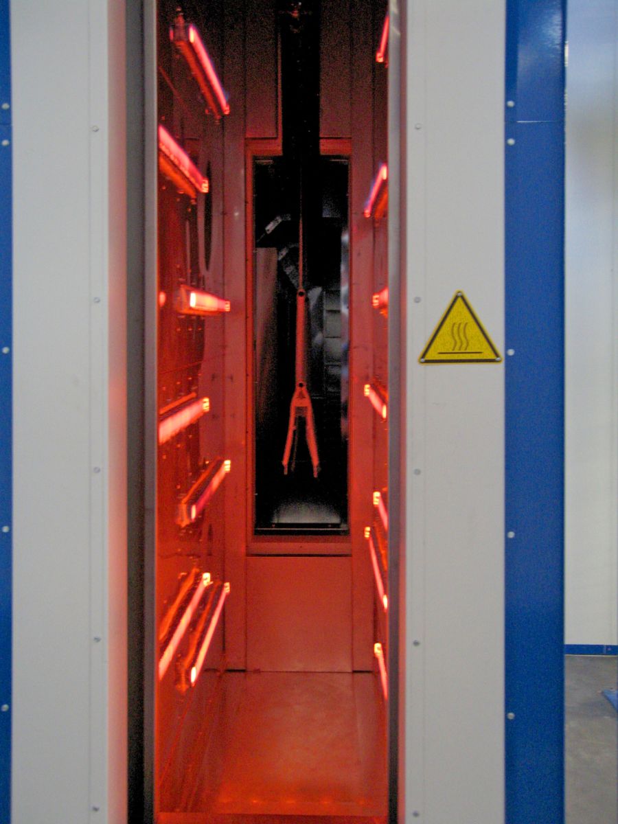 Forno Eurotherm in funzione