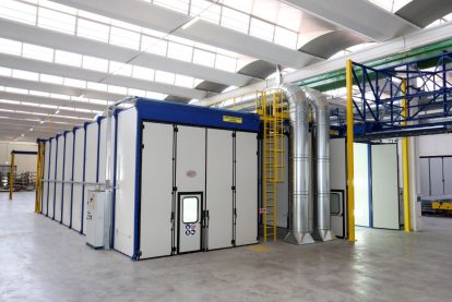 1 cabina verniciatura liquido Eurotherm
