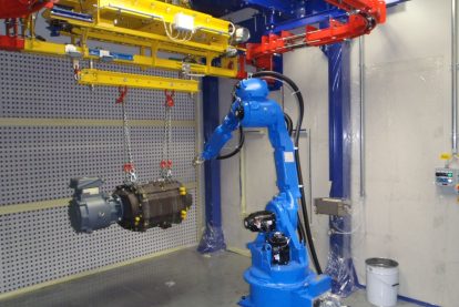 3 cabina verniciatura a flusso orizzontale Eurotherm