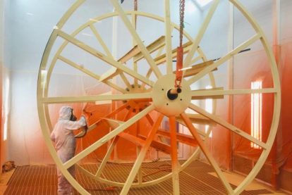 3 cabine di verniciatura pressurizzate Eurotherm