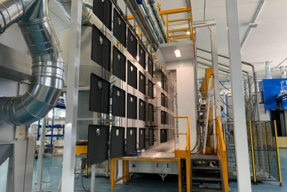 cabina verniciatura automatica Eurotherm