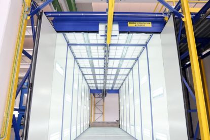 cabina verniciatura flusso verticale Eurotherm