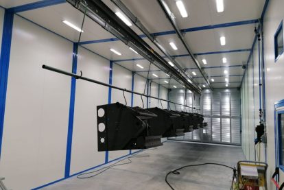 cabina verniciatura polvere eurotherm Eurotherm