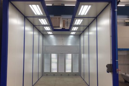 cabine verniciatura flusso orizzontale Eurotherm
