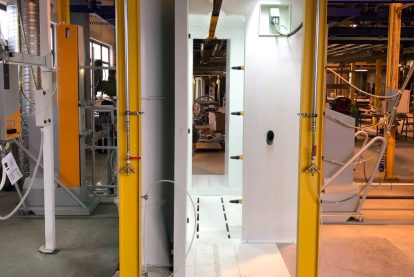 cabine verniciatura polvere automatica Eurotherm