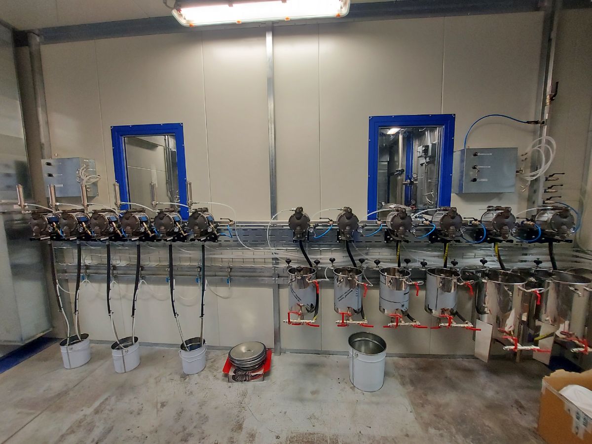 impianto automatico verniciatura Eurotherm