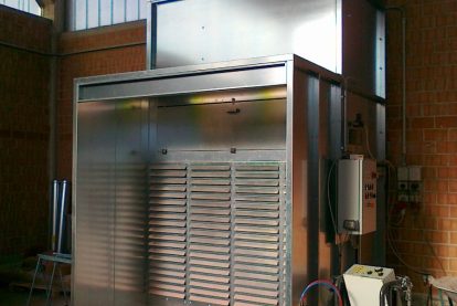 parete aspirante vernici polvere Eurotherm