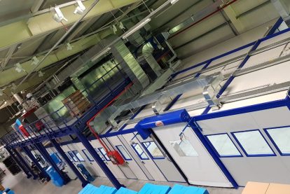 impianto di verniciatura in continuo