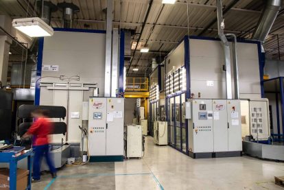 impianto di verniciatura passo-passo