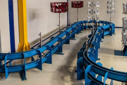 convogliatore rovesciato passo-passo