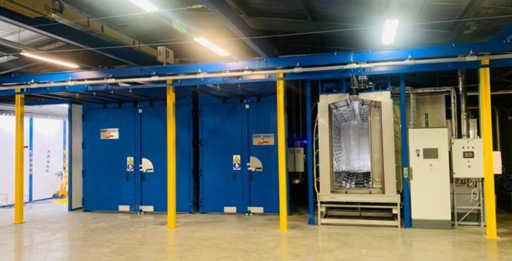 Le tunnel de prétraitement multi-métaux de Sud-Ouest Laquage