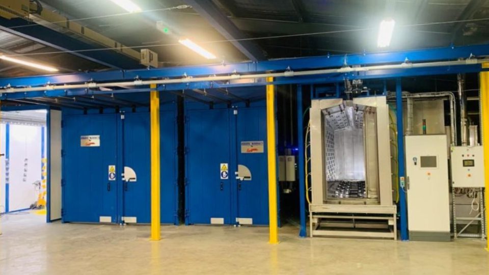 Le tunnel de prétraitement multi-métaux de Sud-Ouest Laquage