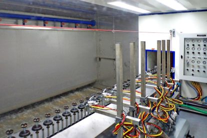 Impianto rotazionale per cosmetica