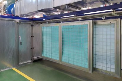 Impianto di verniciatura rotazionale Eurothermper cosmetica