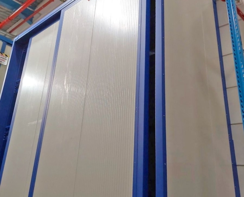 Container di stoccaggio e locali tecnici per preparazione vernici