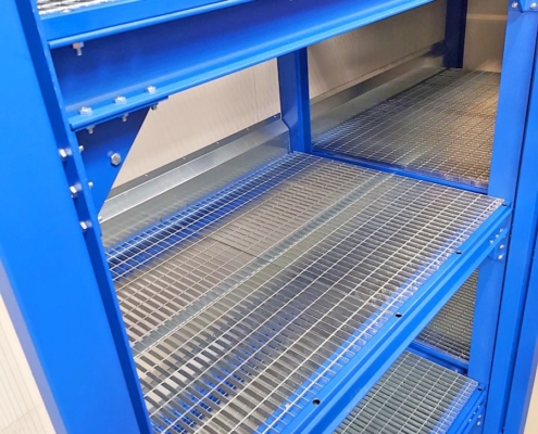 Container di stoccaggio e locali tecnici per preparazione vernici