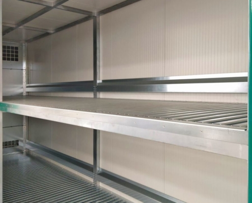 Container di stoccaggio e locali tecnici per preparazione vernici