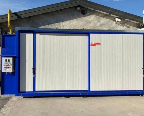 Container di stoccaggio e locali tecnici per preparazione vernici