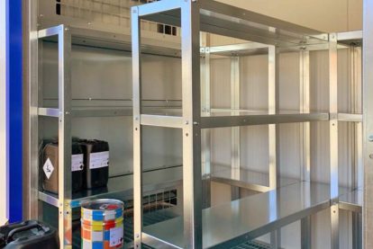 7 Inside pre built modulized storage unit Eurotherm