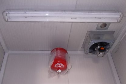 8 Fire extinction for storage unit Eurotherm