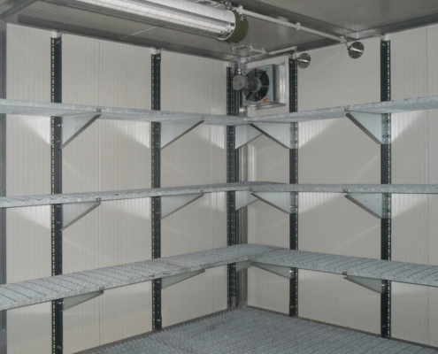 Container di stoccaggio e locali tecnici per preparazione vernici