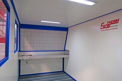 Inside pre built modulized paint kitchen Eurotherm