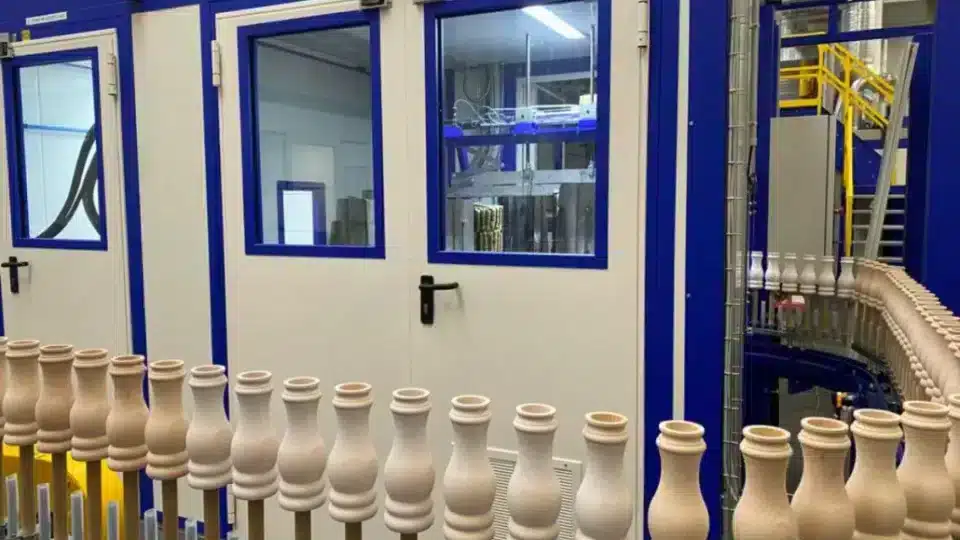 Nouvelle installation de revêtement rotatif pour petits composants