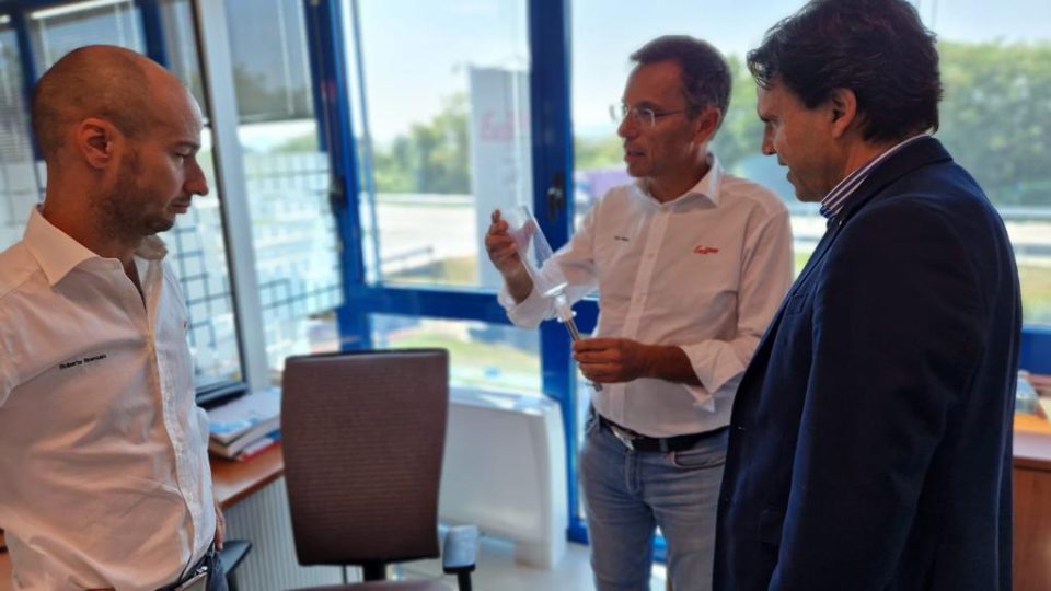 Tronzano in visita a Eurotherm tra progetti e visioni