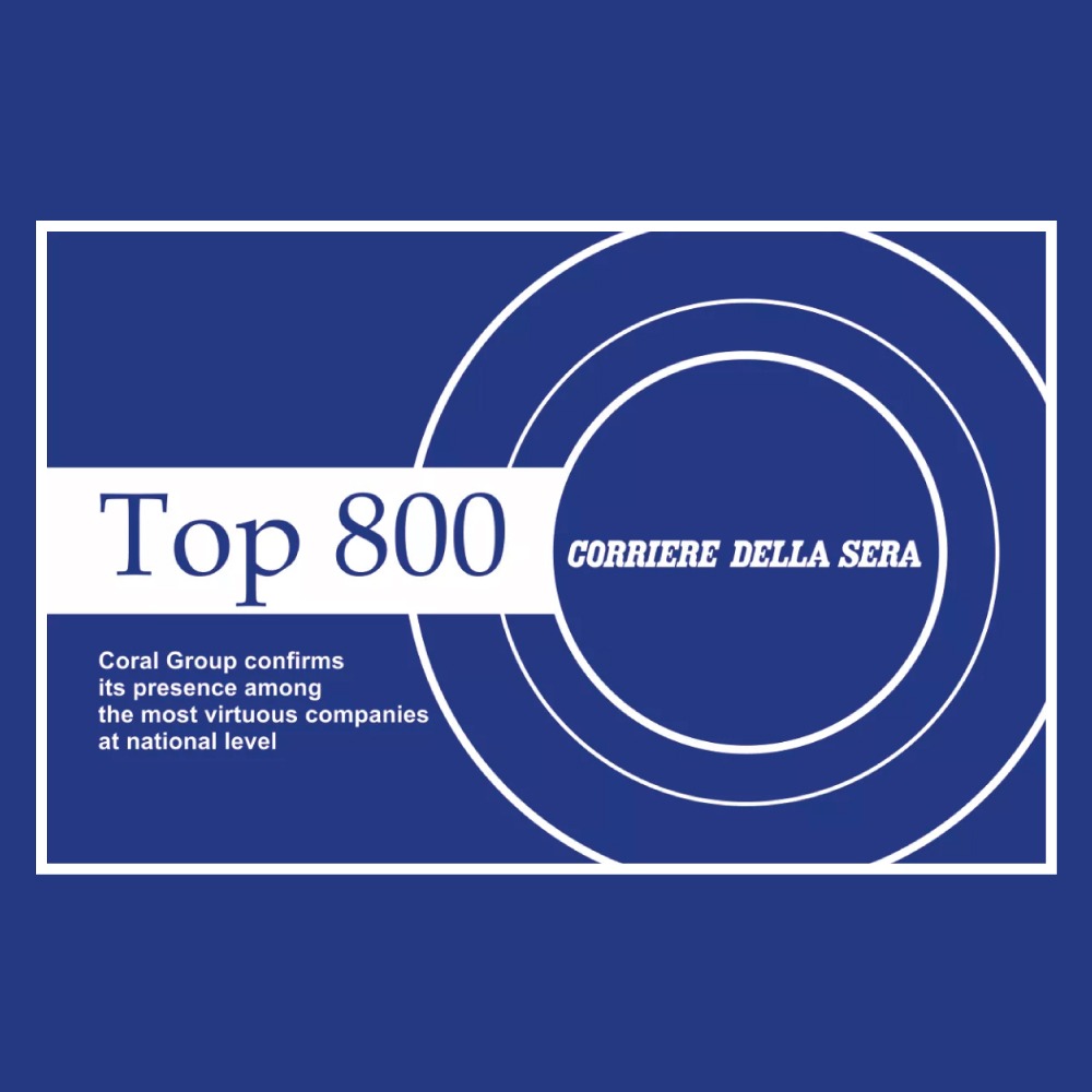 Coral Group is Top 800 of “Corriere della Sera”