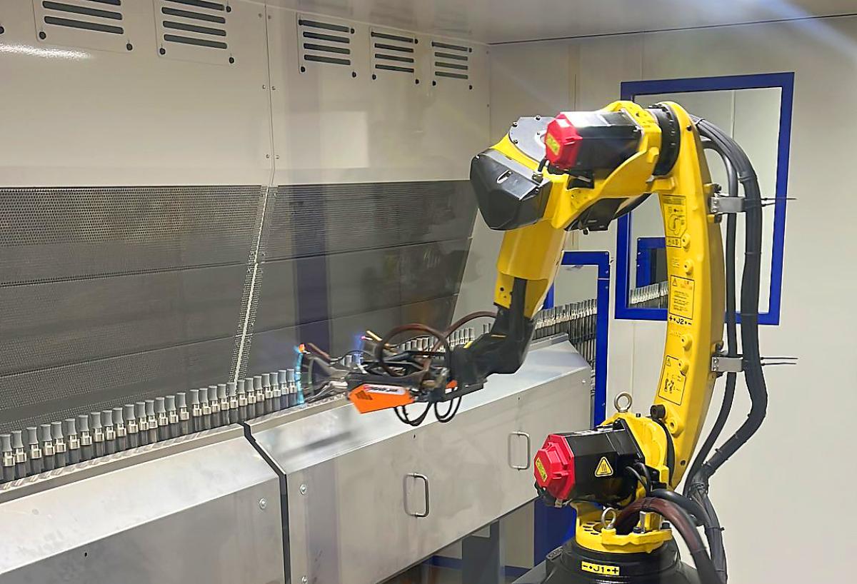 05 Cosmetic painting line Flamming Zone 1 Eurotherm