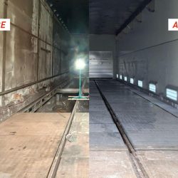 Modernisation des cabines de lavage des trains