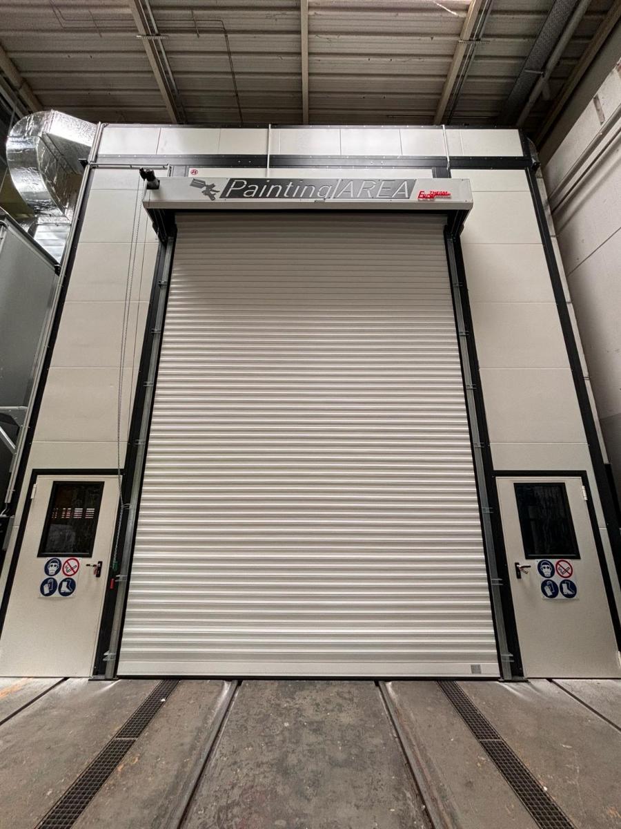 01 Liquid painting booth for railway sector 1 Eurotherm