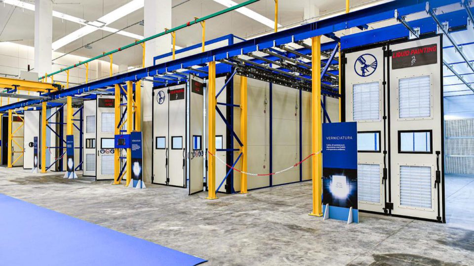 Grande usine de peinture pour le secteur Oil & Gas