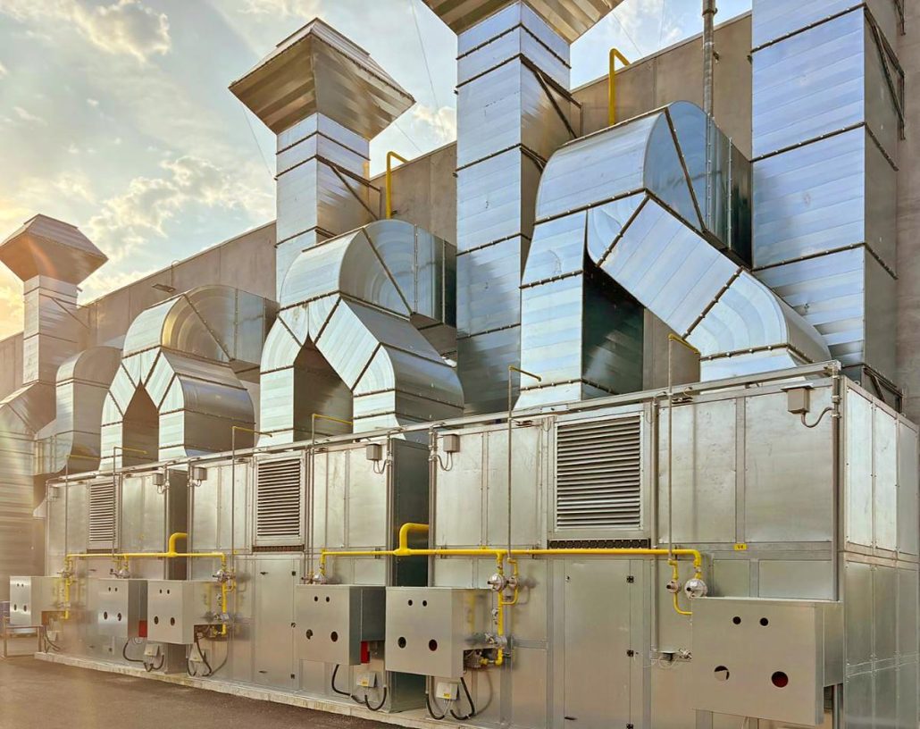 Impianto di verniciatura a liquido per cassoni ribaltabili camion