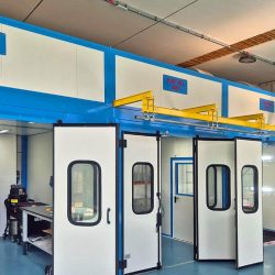 Impianto di verniciatura a liquido per settore Aerospazio e Difesa