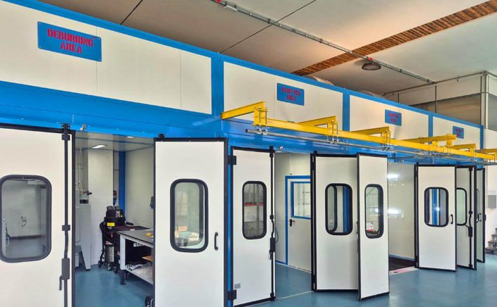 Installation de peinture liquide pour le secteur de l&rsquo;aérospatiale et de la défense